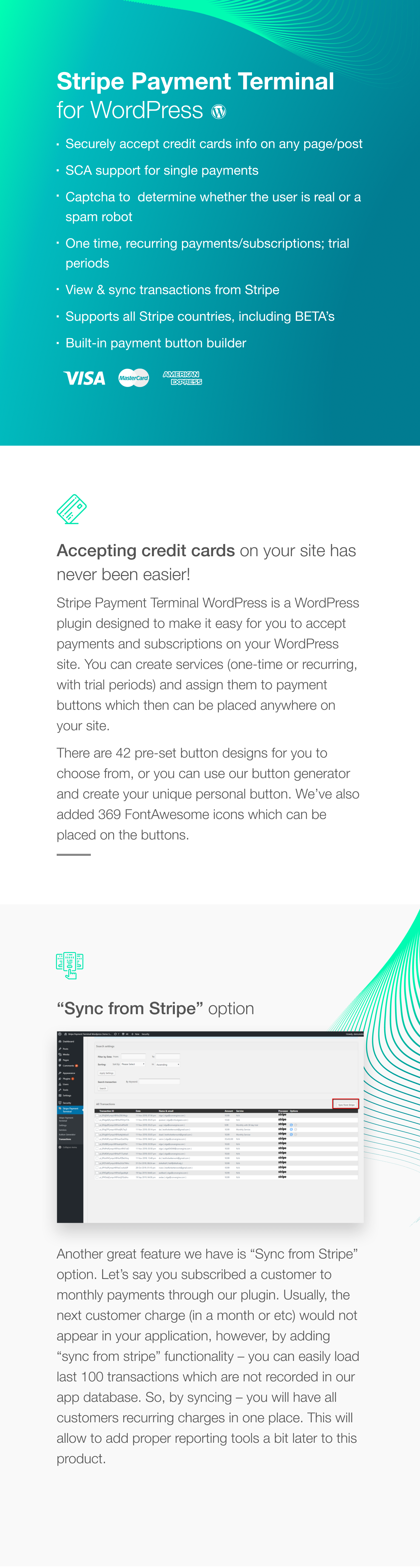 Stripe Payment Terminal WordPress - 1